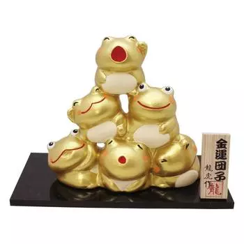 Ryukodo Kinun Dango Frog Figurine Height 12cm 19-314A