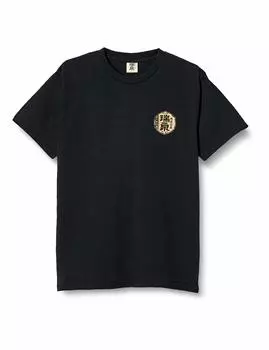 Ryukyu Awamori Zuisen Gold Sake Brewery Collaboration Sake Brewery Collaboration Black Japan S to Japanese Size [Four Cart] T-Shirt (Okinawa) T-Shirt