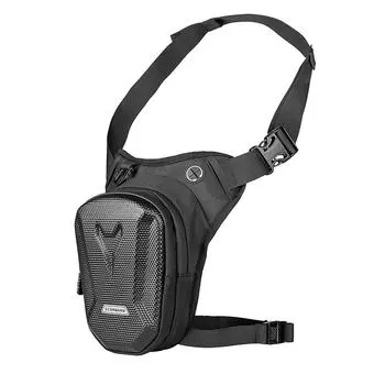 RZAHUAHU Мотоциклетная боковая сумка для ног EVA Hard Shell Поясная сумка для телефона для мотоцикла