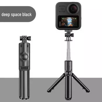 S03 Ручная Bluetooth-палка для селфи со штативом и пультом дистанционного управления для прямой трансляции. чёрный