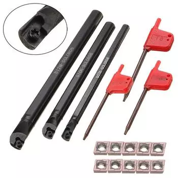 S07K/S10K/S12M-SCLCR06 Металлический токарный инструмент Расточная оправка, CCMT0602 Твердосплавные наконечники