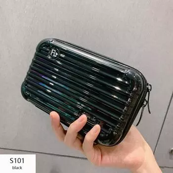 S101 Маленький мини-чемодан 7 дюймов для мужчин и женщин внешняя сумка для багажа для путешествий летом белый