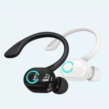 S10 Bluetooth 5.2 Наушники Бизнес Беспроводная гарнитура с ушным крючком HIFI Стерео Handfree Наушники для звонков с микрофоном чёрный