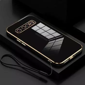 S10plus Роскошный чехол-ремешок из силикона для Samsung Galaxy S10 Plus S9 S8 Note 9 8 10 20 Ultra Note9 Мягкий чехол Note10 Lite S10