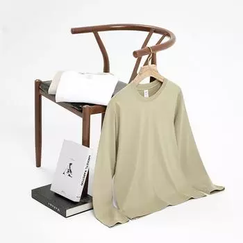 S1120639 Свитер с длинными рукавами. Хлопковая футболка для подростков. S