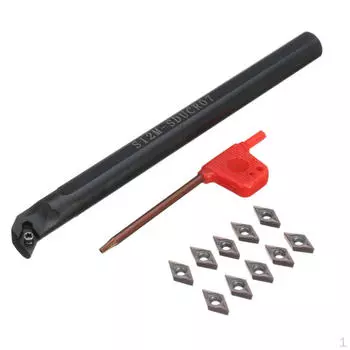 S12M-SDUCR07 Токарный инструмент с ЧПУ Твердосплавные пластины Фреза+ключ T8