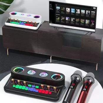 S20 Подкастинг Звуковая Карта Интеллектуальное Шумоподавление 20 Вт Прямая Трансляция 1 чёрный