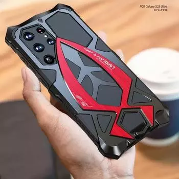 S24 Ultra Case металлический сплав алюминиевый бампер для Samsung Galaxy S23 Ultra гибридный прочный противоударный бронированный чехол S22 For Galaxy S24 Ultra