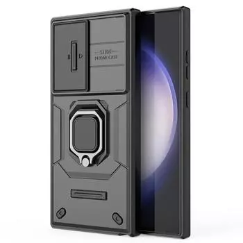 S25 S24 S23 Ultra 5G 2024 бронированный чехол-слайдер для камеры Samsung Galaxy S24 FE задняя крышка с кольцом для Galaxy S25 S 24 23 Plus Funda Samsung S25 серый