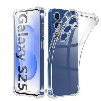 S25 S25+ S25 Edge Прозрачный мягкий силиконовый чехол для телефона TPU для Samsung Galaxy S25 S25+ S25 Plus S25 Ultra S25Ultra S25Edge S25 edge белый