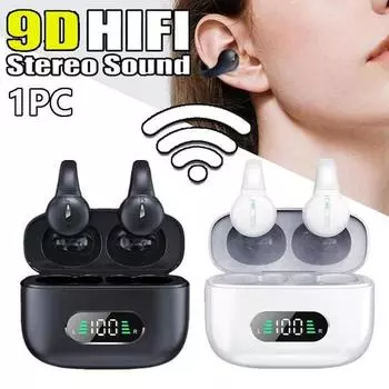 S30 TWS Наушники с цифровым дисплеем Безболезненное ношение Спортивные беспроводные наушники с зажимом для ушей Bluetooth 5.3 Гарнитура