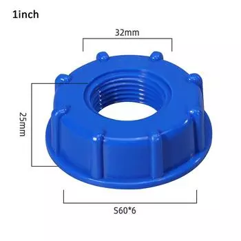 S60X6 IBC адаптер для бака для воды, адаптер для переноски, 1/2 дюйма, 3/4 дюйма, 1 дюйм, садовый шланг, адаптер для галлонного бака для воды C