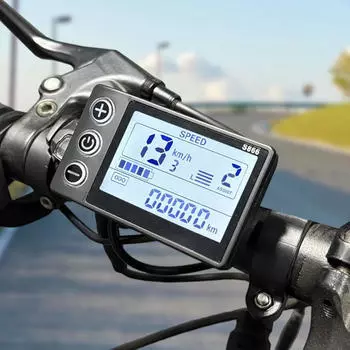S866 Электрический велосипед ЖК-дисплей Спидометр Одометр Запасные аксессуары