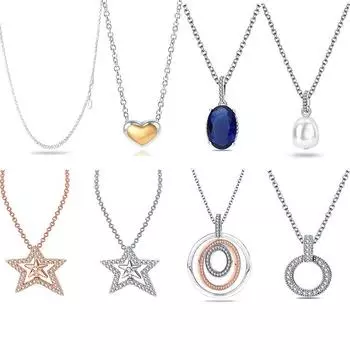 S925 посеребренная дамская бьющееся сердце светящаяся роскошная подвеска ниша длинное ожерелье