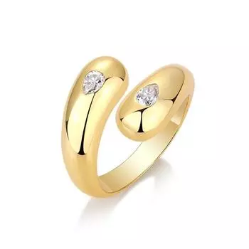 S925 посеребренное золотое кольцо муассанит кольцо Ins Style Jewelry Beauty 5