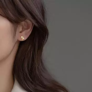 S925 посеребренные серьги-гвоздики, легкие, роскошные, темпераментные, модные, элегантные, полные бриллиантов, умные серьги-гвоздики в виде змеи, обернутые маленькими серьгами-змеями для девочек