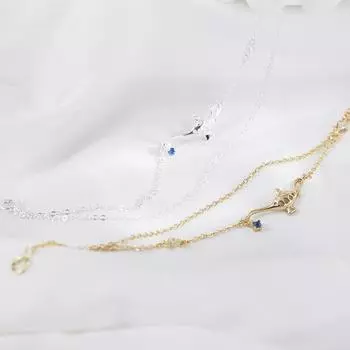 S925 посеребренный с 14-каратным золотом, двухслойный браслет с трехмерной волшебной лампой, простой и универсальный, браслет суперфеи интернет-знаменитости Adjustable size