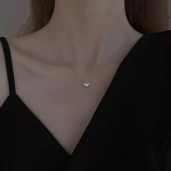 S925 Прекрасное ожерелье из стерлингового серебра, легкая роскошная женская цепочка на ключицу, дизайн в стиле меньшинств, лето 925
