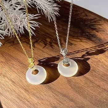 S925 Серебро-Белое Халсированное Ожерелье Для Женщин