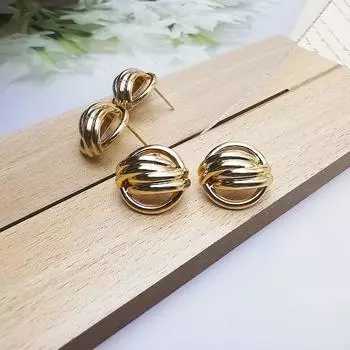 s925 серебряные игольчатые круглые серьги корейские серьги ins женские модные серьги