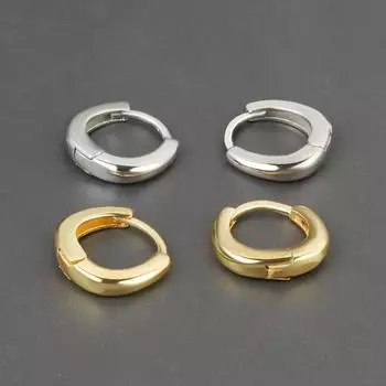 s925 серебряные круглые модные гладкие поверхности очаровательные маленькие серьги-кольца для женщин свадебные украшения для вечеринок золотой