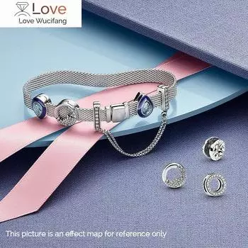 S925 Серебряный Браслет Цвета С Подвесками Diy Bracele Fit Роскошные Оригинальные Подвески Браслет Ювелирные Изделия Подарки Для Женщин 16cm золотой