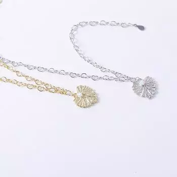 S925 Серебряный браслет Ins Niche Design Love Leaf Tag Опаловый браслет в форме сердца для женщин Adjustable size