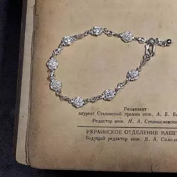 S925 Серебряный браслет с цветком розы из стерлингового серебра, пожалуйста, новый простой серебряный милый подарок премиум-класса на день рождения для родителей и детей ко Дню святого Валентина