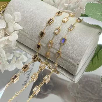 S925 Серебряный светильник, роскошные ювелирные изделия, мечта сбылась, граненый браслет из натуральных кристаллов для женщин, яркие цвета, аметист, оливковый топаз 23CM