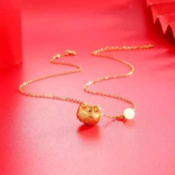 S925 Silver 3D Hard Silver Ruyi Wave Lock Bag Подвеска Ожерелье Инкрустированный Hetian Jade Подвеска DIY Аксессуары Ручной Работы Мода 925 Silver