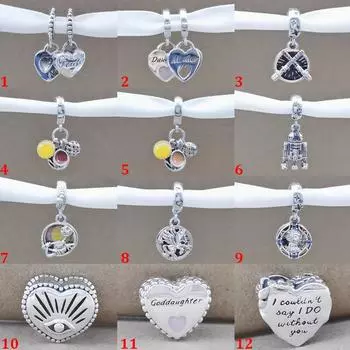 S925 Silver Planet Series Love Magic Corner String Pendant DIY Jewelry