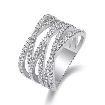 S925 Silver Ring Fb Moissanite Ring E-Commerce Ring Beauty 5