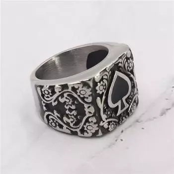 Кольцо из серебра S925, популярное мужское кольцо, персонализированное ретро-кольцо с клеем-лопатой, мужское и женское, резное 8