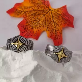 Кольцо из серебра S925, модное ретро, ручная работа, Quan Yun Chaoxuan, старая тяжелая промышленность, узор «глаз Бога», нерегулярный узор, кольцо для мужчин и женщин 7