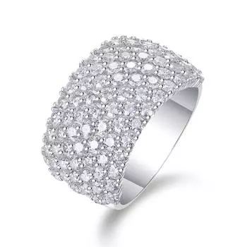 Кольцо S925 Silver Smart Sparkle Ring с муассанитом, ювелирное украшение на руку Beauty No. 6