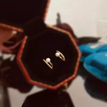 Двухслойное кольцо из стерлингового серебра S925, серьги-гвоздики Sense Beanie, уникальные серьги с костяным гвоздем, серьги-гвоздики с особым интересным дизайном 925