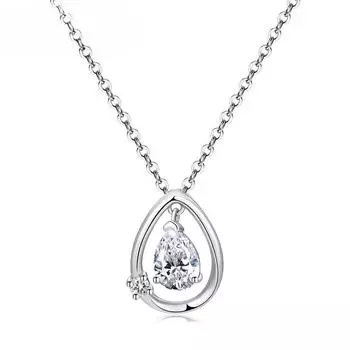 Серебряный кулон-капля S925, корейские модные аксессуары, женский серебряный кулон «Слезы ангела», серебро 925