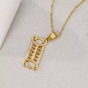 S925 sterling silver full zirconium auspicious cloud wishful thinking necklace female country Internet celebrity collarbone chain feeling
