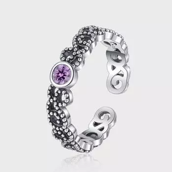 S925 стерлингового серебра ретро легкое роскошное простое нишевое повседневное кольцо высокого класса женское легкое роскошное кольцо one size fits all