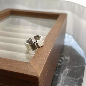 Кольцо с широкой волной из стерлингового серебра S925, мужское и женское кольцо в стиле унисекс, индивидуальность, ниша, супер ниша, аксессуары для указательного пальца Opening is adjustable