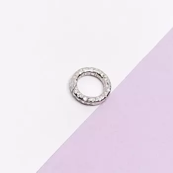 S925 Sterling Silver Yin and Yang Ring Ruyi Ring DIY Bracelet Necklace Carrying Strap Woven Spring Connection Ring Silver Accessories White Gold