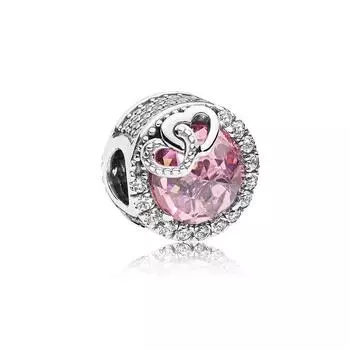 S925 стерлингового серебра цвет любви опал браслет браслет ожерелье подвесные бусины DIY аксессуары