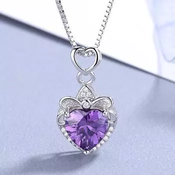 S925 стерлингового серебра двойной подвесной светильник Love роскошный оригинальный классический орнамент 925