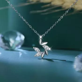 S925 Стерлингового Серебра Маленький Принц Пшеничное Ожерелье Женский Легкий Роскошный Дизайн Меньшинств Цепь Ключицы Серебряные Ювелирные Изделия для Подруги 925