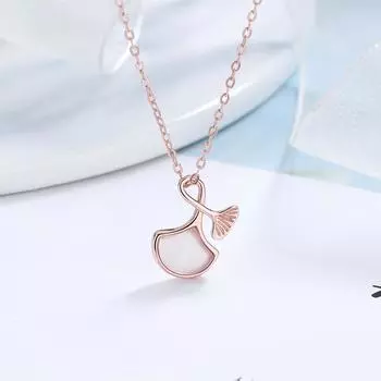 S925 стерлингового серебра ожерелье украшение Sansheng Lucky ожерелье корейский стиль легкая роскошь меньшинство 925