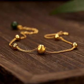 S925 стерлингового серебра яшма кошачий глаз браслет женская мода универсальный переводной бисер бижутерия флэш-бусины Шопена автомобиль цветок простой 925 silver