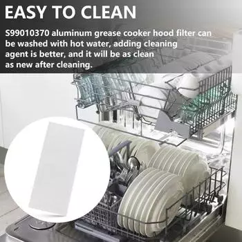 S99010370 Фильтр капота алюминиевый жировой фильтр сменный для Nutone PM250 Dropship