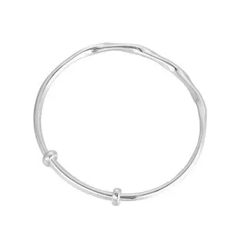 S999 Серебряный браслет для ног, женский браслет Mobius с уникальным дизайном, простой браслет с кольцом, молодежный регулируемый браслет, модный Adjustable size