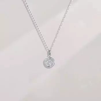 S999 Silver Beating Heart Necklace Women s Light Luxury Niche 99