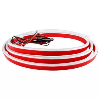 S# 12V светодиодная лента дневного света для капота автомобиля 3000LM сканирующее освещение украшение белый